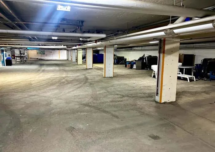 banff hotel parkade restoration before 2
