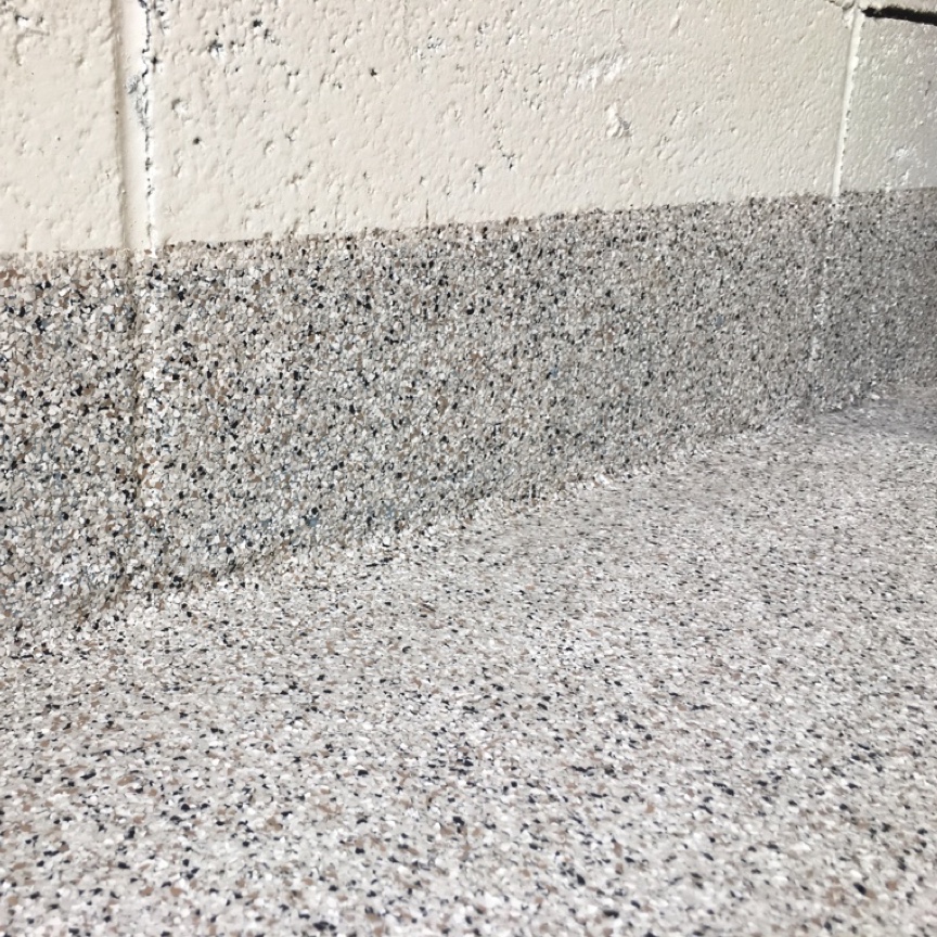 Polyaspartic Flake Cove Base