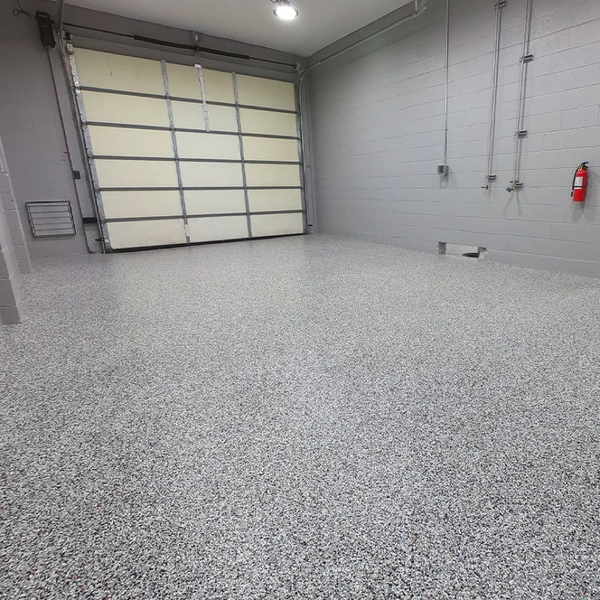 Resinwerks Polyaspartic Flake Floor Coating